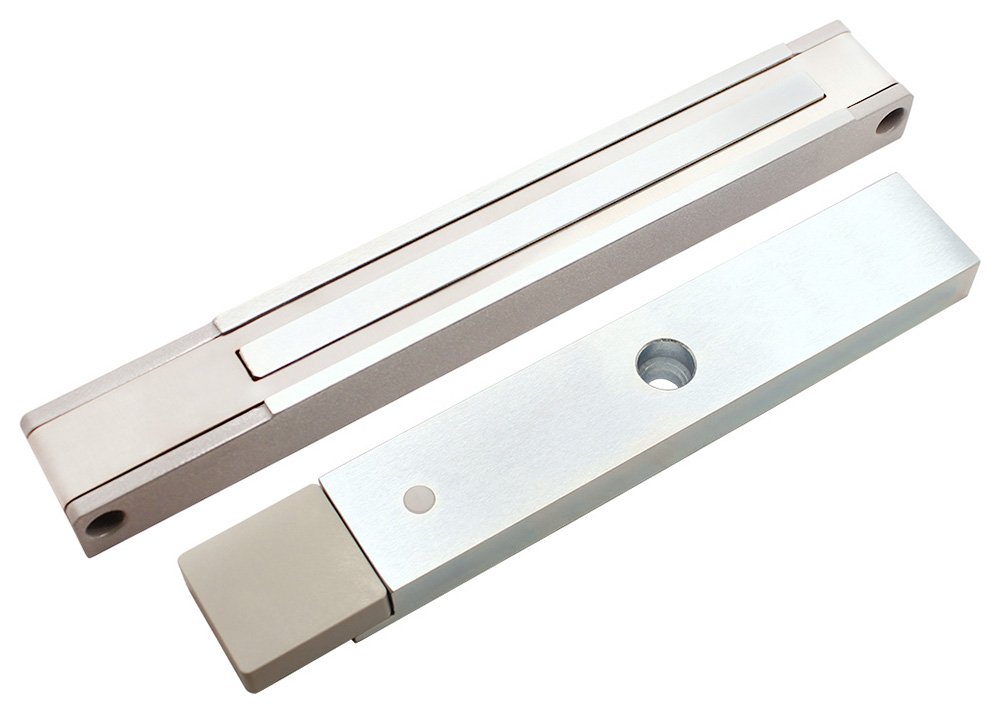 ALM-200P-12V (серый) Электромагнитный замок с герконом