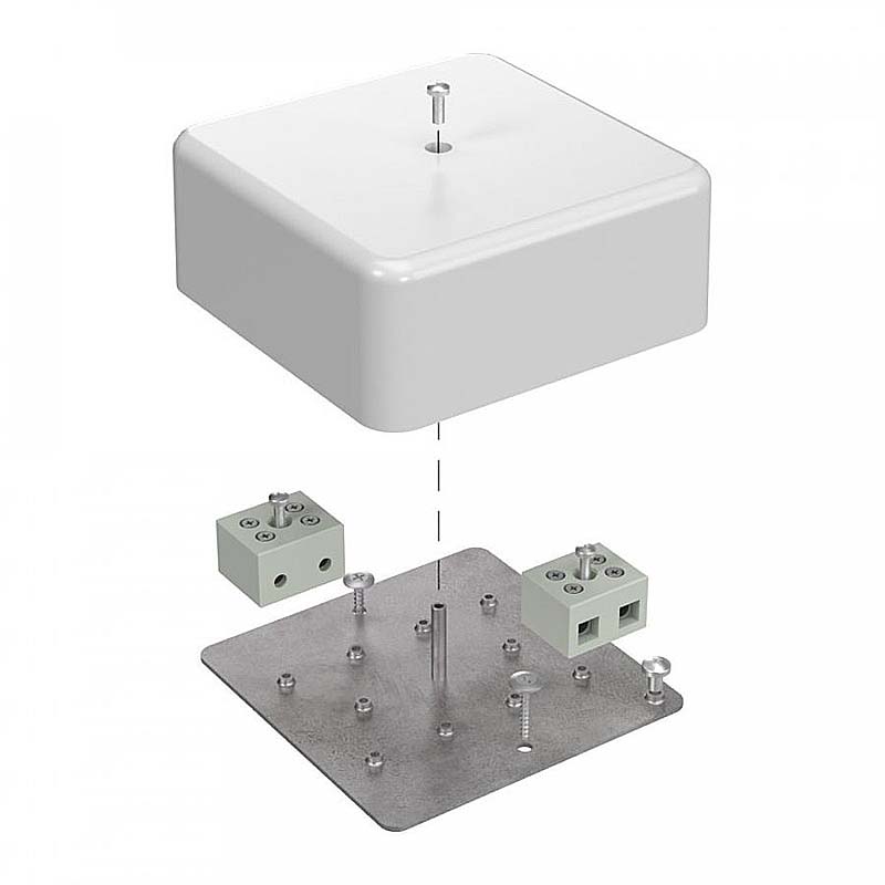 Коробка огнестойкая для кабель-канала 85х85х45  "Промрукав" 40-0460-FR