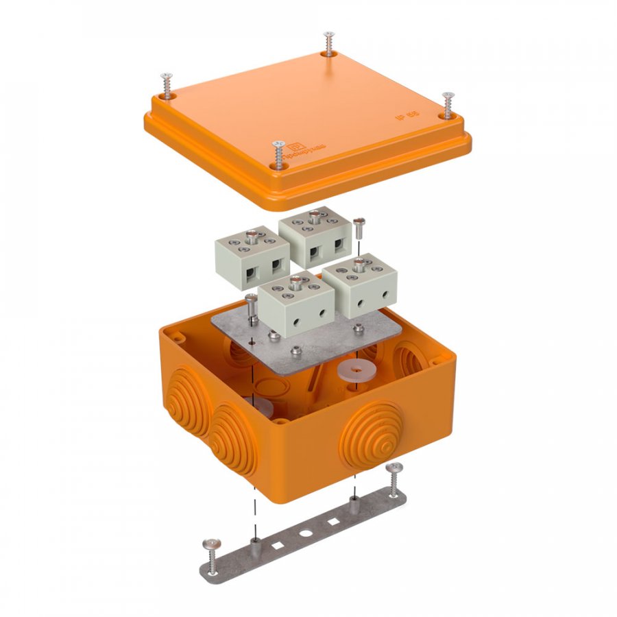 Коробка огнестойкая для о/п 40-0300-FR2.5-6 Е15-Е120 100х100х50 Промрукав