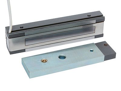 ML-200K-3 Premium Grey (с планкой) Замок электромагнитный премиум-класса, 200кг