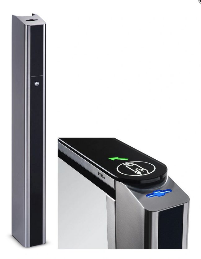 PERCo-FP-01С Передняя панель со встроенным картоприемником для секции скоростного прохода PERCo-ST-01