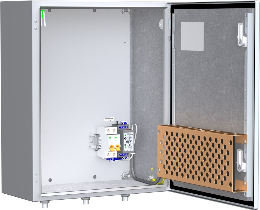 ТШ-3 Шкаф монтажный с обогревом 400х500х210мм