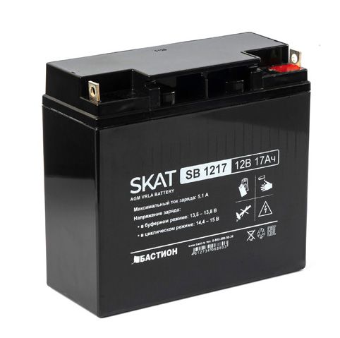 SKAT SB 1217 АКБ свинцово-кислотная тип AGM 12V Бастион