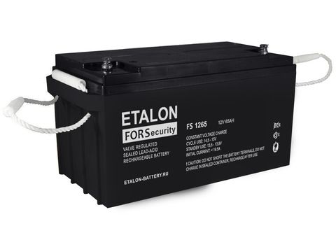 Аккумуляторная батарея 12 В, 65 Ач. ETALON FS 1265