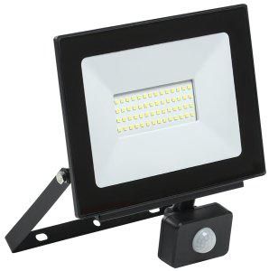 Прожектор светодиодный СДО 06-50Д 6500К IP54 с ДД черный IEK LPDO602-50-65-K02