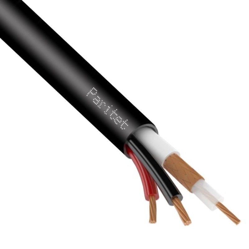 Кабель КВК-П-2Э 2х0,75 комбинированный (200м/бухта) (Паритет)