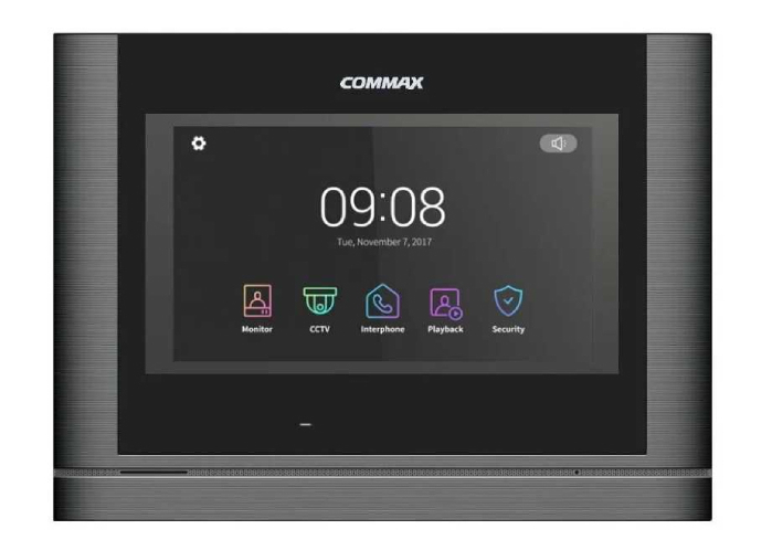 CDV-70MF Цветной видеодомофон (темно-серый)