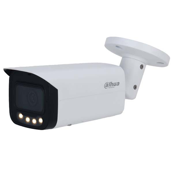 DH-IPC-HFW5449TP-ASE-LED-0360B видеокамера уличная, цилиндрическая, сетевая, Full-color с ИИ, f=3.6, LED (60м), IP67