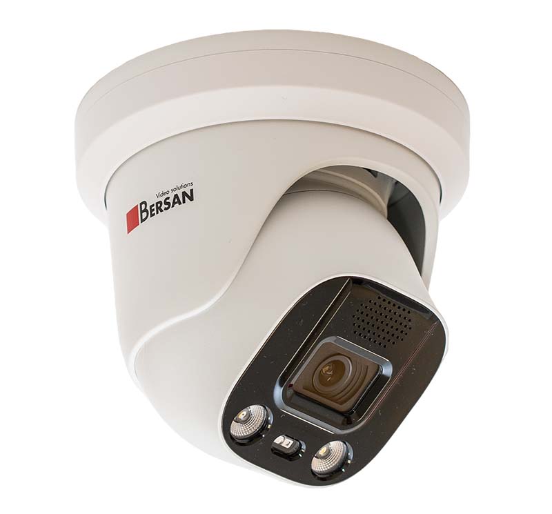 BSI-D245 Купольная IP-камера, 8 Мп, f=2.8 (4), ИК (40м), LED (30м), IP67