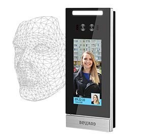 TFR50-202 Терминал доступа сетевой с распознаванием лиц 5"  Beward