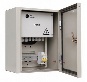 Tfortis CrossBox-1 Шкаф металлический с оптическим кроссом (395х310х220мм) IP54