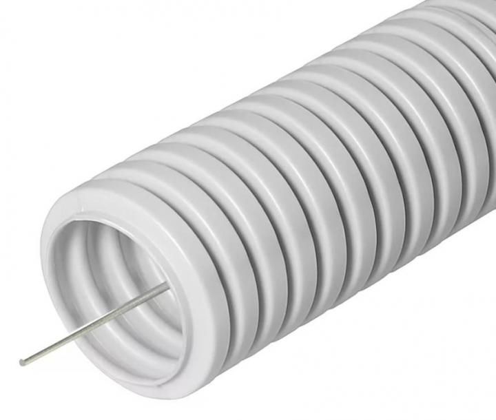 Труба гофрированная 16 ПВХ тяжелая с зондом, огнестойкость E60-E90 (100 м/уп) Экопласт 11116-E90 Труба гофрированная 16 ПВХ тяжелая с зондом, огнестойкость E60-E90 (100 м/уп) Экопласт 11116-E90