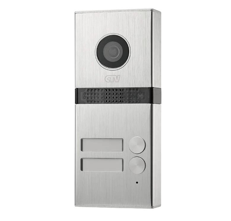 CTV-D2MULTI Вызывная панель цветного видеодомофона на 2 абонента, 1000ТВЛ