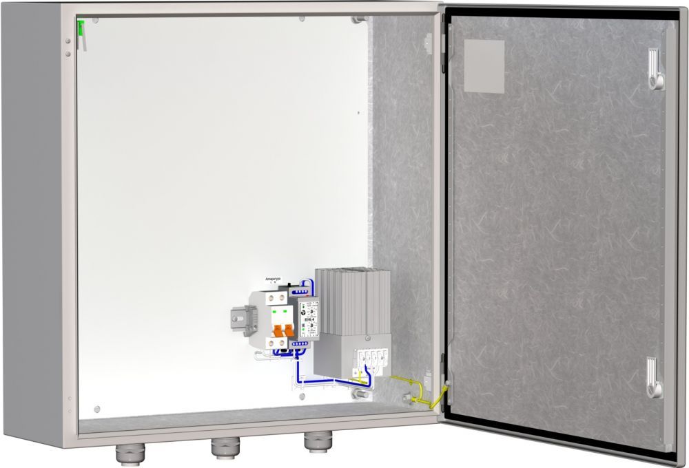 ТШ-1 Шкаф монтажный с обогревом 600x600x210мм