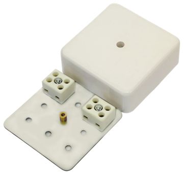 МЕТА 7403-4 Коробка коммутационная огнестойкая 4 конт, 75х75х28мм, IP41