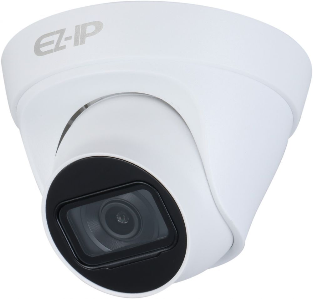 EZ-IPC-T1B41P-0280B Видеокамера купольная, сетевая, f=2,8, ИК, IP67, 4Мп