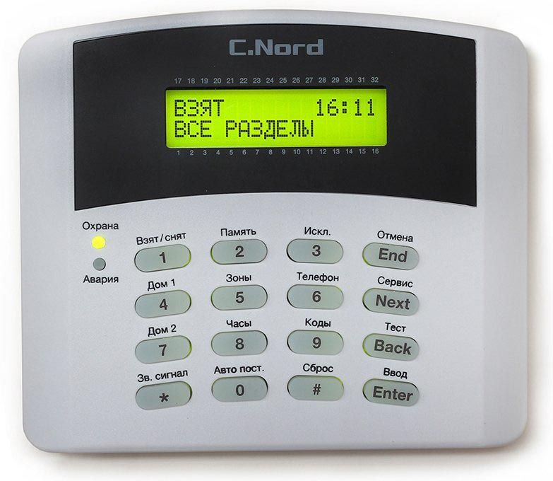 K16-LCD Клавиатура управления