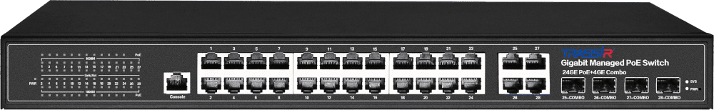 TR-NS24284C-400-24PoE коммутатор TRASSIR