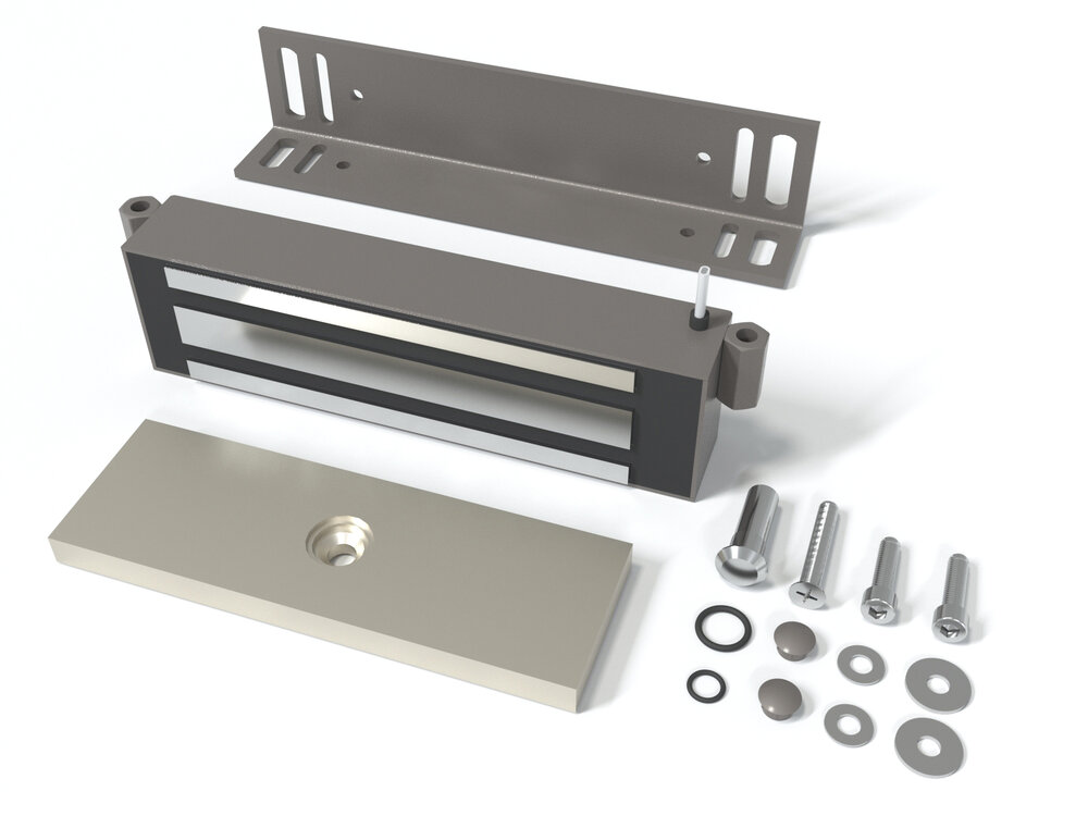 VIZIT ML400-111SG Замок электромагнитный (каменно-серый)