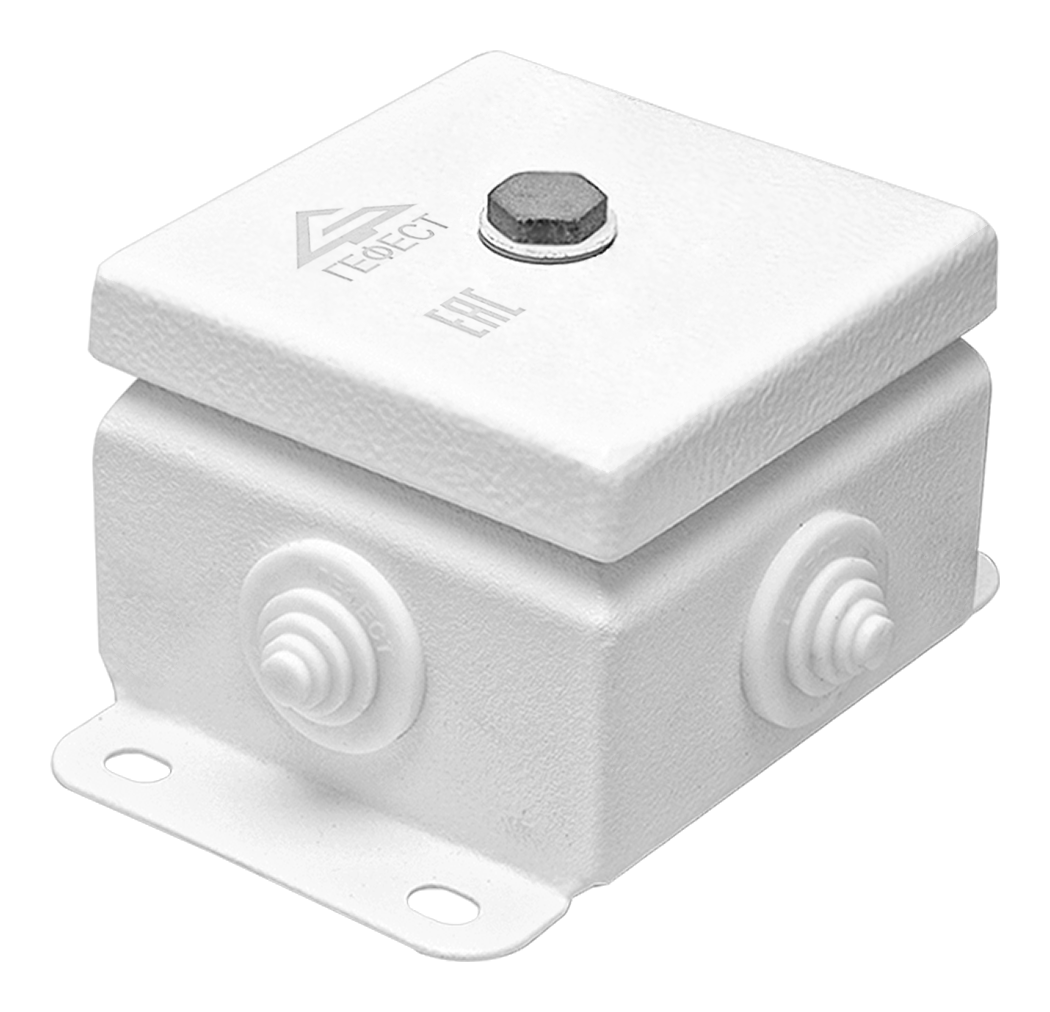 КМ-О (8к*6,0)-IP55 0808 Коробка монтажная огнестойкая, 4 ввода (86х86х62)