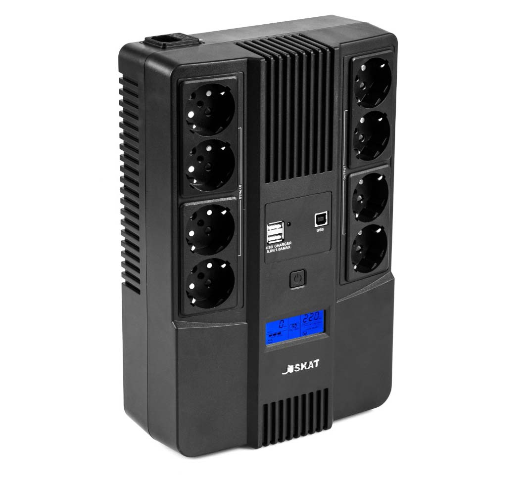 SKAT-UPS 800-AID-IN-1x9-8 Источник бесперебойного питания
