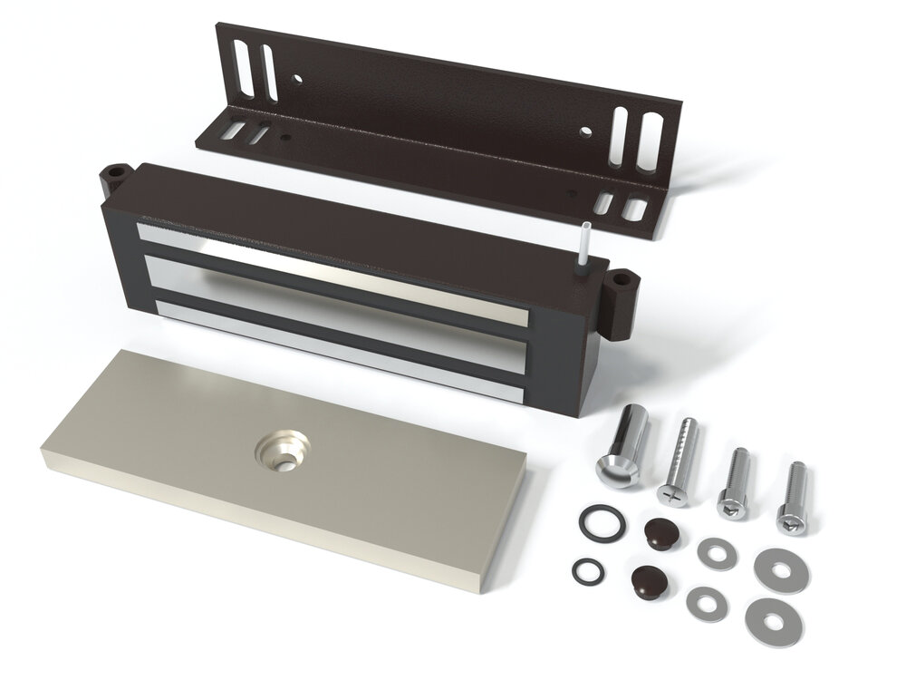 VIZIT ML400-111CB Замок электромагнитный (коричневый шоколад)