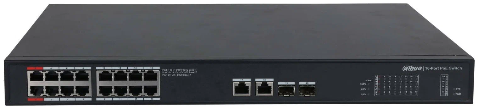 DH-CS4218-16ET-240 Управляемый коммутатор Dahua