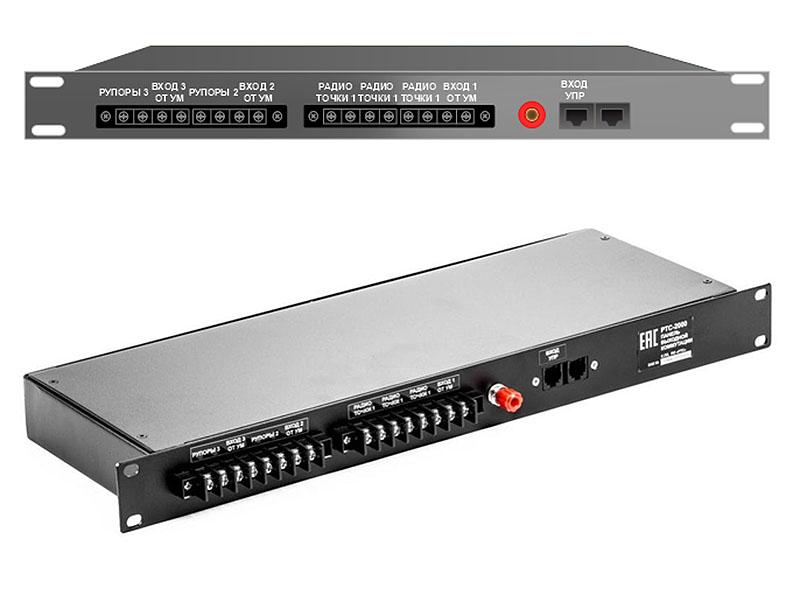 РТС-2000 ПВК Панель выходной коммутации с грозозащитой