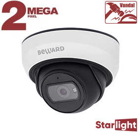 SV2012DBS Видеокамера купольная поворотная скоростная, уличная, ИК (25м), IP67, 2Мп  Beward