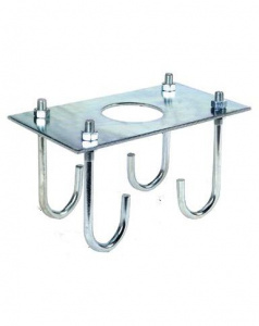 FAAC 490073 Пластина монтажная с анкерами для шлагбаумов 615 серии