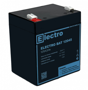 Аккумуляторная батарея 12 В, 4,5 Ач. ELECTRO BAT 12045