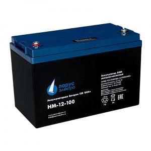 HM-12-100 Аккумуляторная батарея 12 В, 100 Ач.