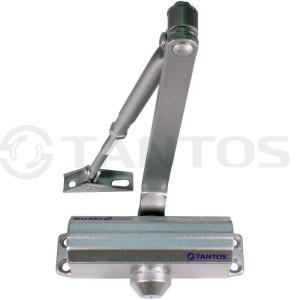 TS-DC085 серебро Доводчик дверной, усилие EN4, вес двери до 100 кг Tantos
