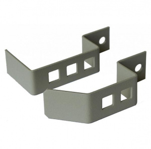 REC-EPCM-80-BK Кольцо вертикальное для разводки кабеля 1U, 40х80 мм, чёрное