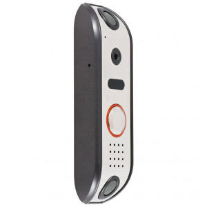 DP1-F7 Блок вызова этажный накладной (полир. нержав. ст.)