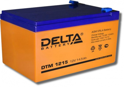 Аккумуляторная батарея 12 В, 14.5 Ач. (Delta) DTM 1215