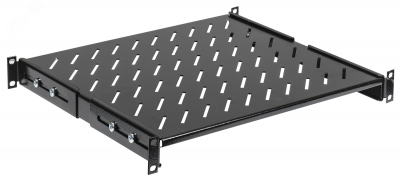 Полка стационарная усиленная L=800мм черная FS05-800MP-R ITK