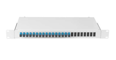 Кросс оптический 16 порт SC/UPC,  NMF-RP16SCUS2-WS-ES-1U-GY (укомплектованный )  NIKOMAX