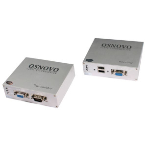 TA-VKM/3+RA-VKM/3 (ver.2) Комплект (приемник + передатчик) для передачи VGA Osnovo