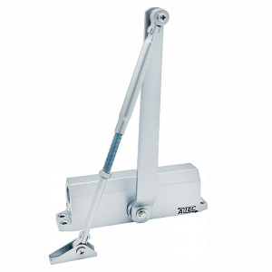 ATEC-D162E-SI  Доводчик дверной до 75 кг, 2-х скоростной, EN3/4, серебро