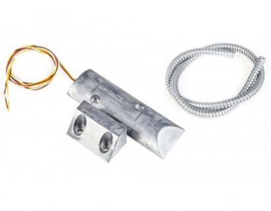 ИО 102-20/А3М (3) Извещатель охранный магнитоконтный металлический, накладной, НЗ/НР (кабель в металлорукаве)