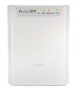 Ресурс-GSM Устройство опроса четырех импульсных и интеллектуальных счетчиков с RS-485 и передачей через сеть GSM на АРМ "Ресурс"