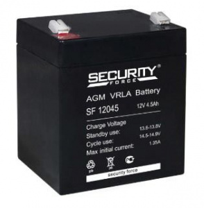 Аккумуляторная батарея 12 В, 4,5 Ач. (Security Force) SF 12045