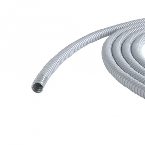 Металлорукав DN 10мм в ПВХ изоляции Dвнутр.10.0мм Dнар.14.0мм, серый (50м) DKC 6071R-010