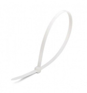 Стяжки кабельные КСС Fortisflex 150х4мм (100шт.) белые
