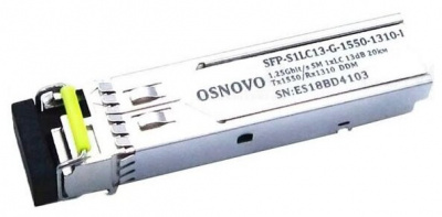 SFP-модуль Osnovo SFP-S1LC13-G-1550-1310-I