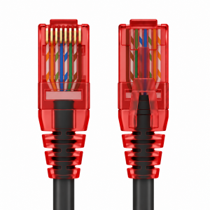 PC-LPM-UTP-R J45-RJ45-C5e-1 M-LSZH-BK Патч-корд UTP cat.5e (1м) черный, LSZH