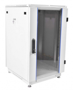 ШТК-М-18.6.8-1ААА Шкаф напольный 18U (600×800) дверь стекло