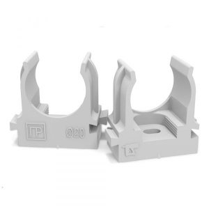 Крепеж-клипса для монтажного пистолета серая в п/э d16 (100шт/уп) Промрукав PR13.0119