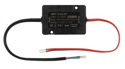 МИП-12 исп.201 (МИП-12-1/П21) Модуль источника питания, 12В, 1А (IP67)